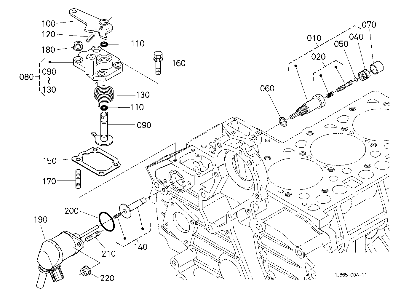 Engine Stop Lever
