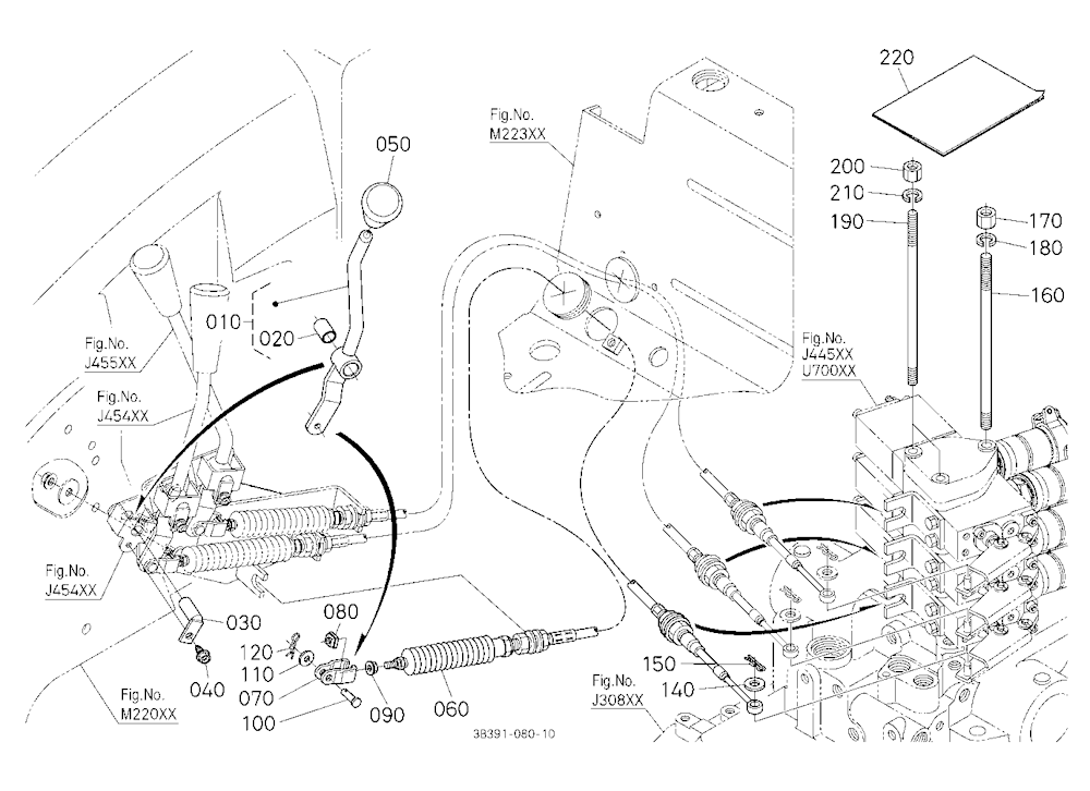 Auxiliary Control Valve Lever Kit (3Rd) [Option]