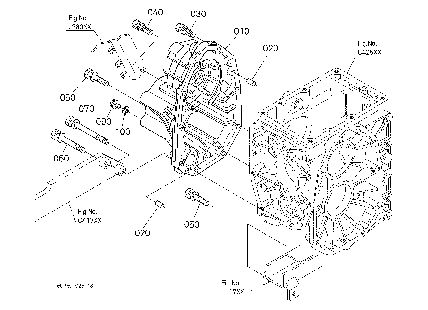 Rear Axle Case Rh