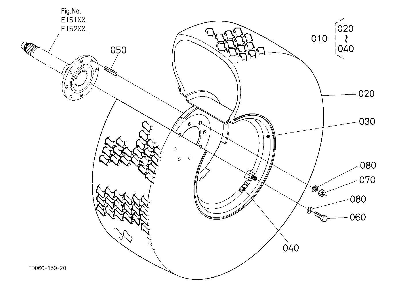 Rear Wheel (44*18-20)