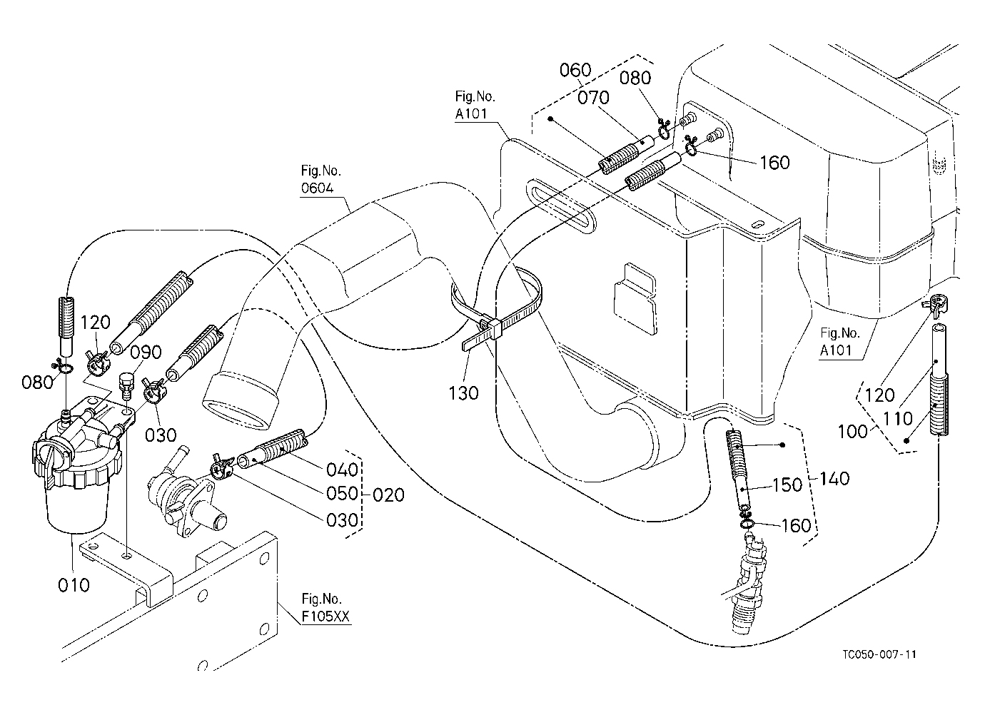 Fuel Pipe And Fuel Filter