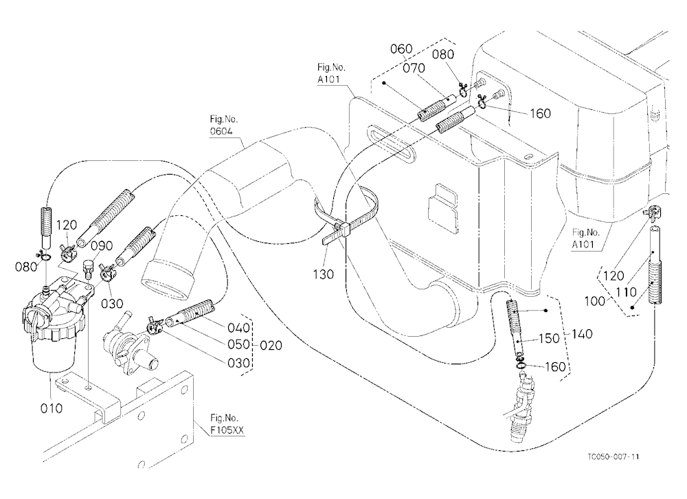 Fuel Pipe And Fuel Filter