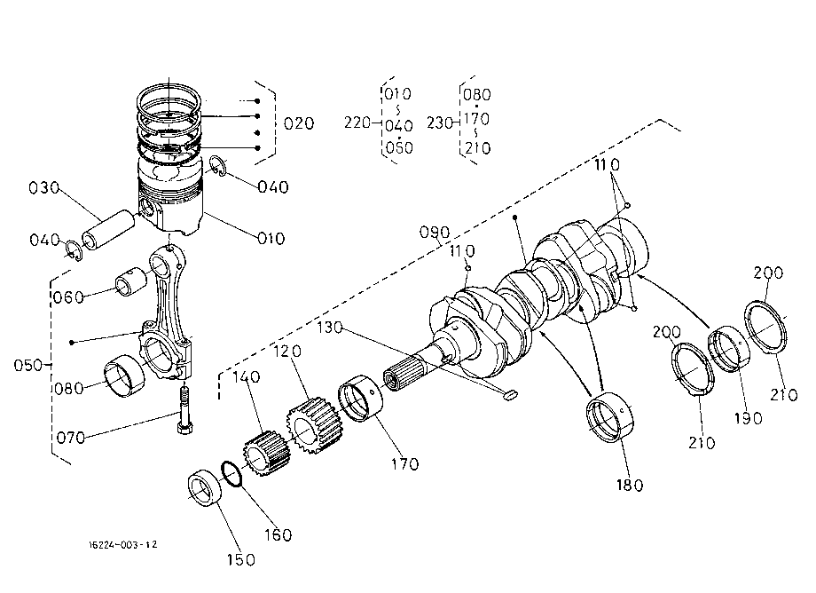Piston/Crankshaft