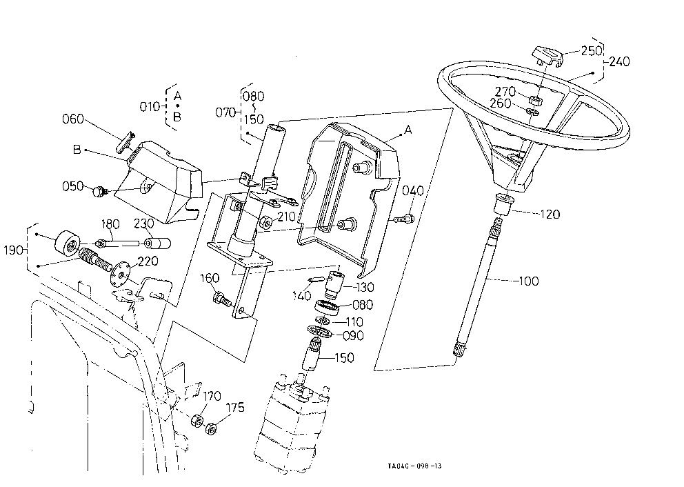 Steering Handle [Except Hst Type]