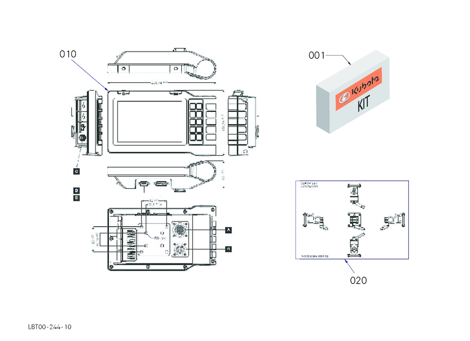 Display Assembly, 7"