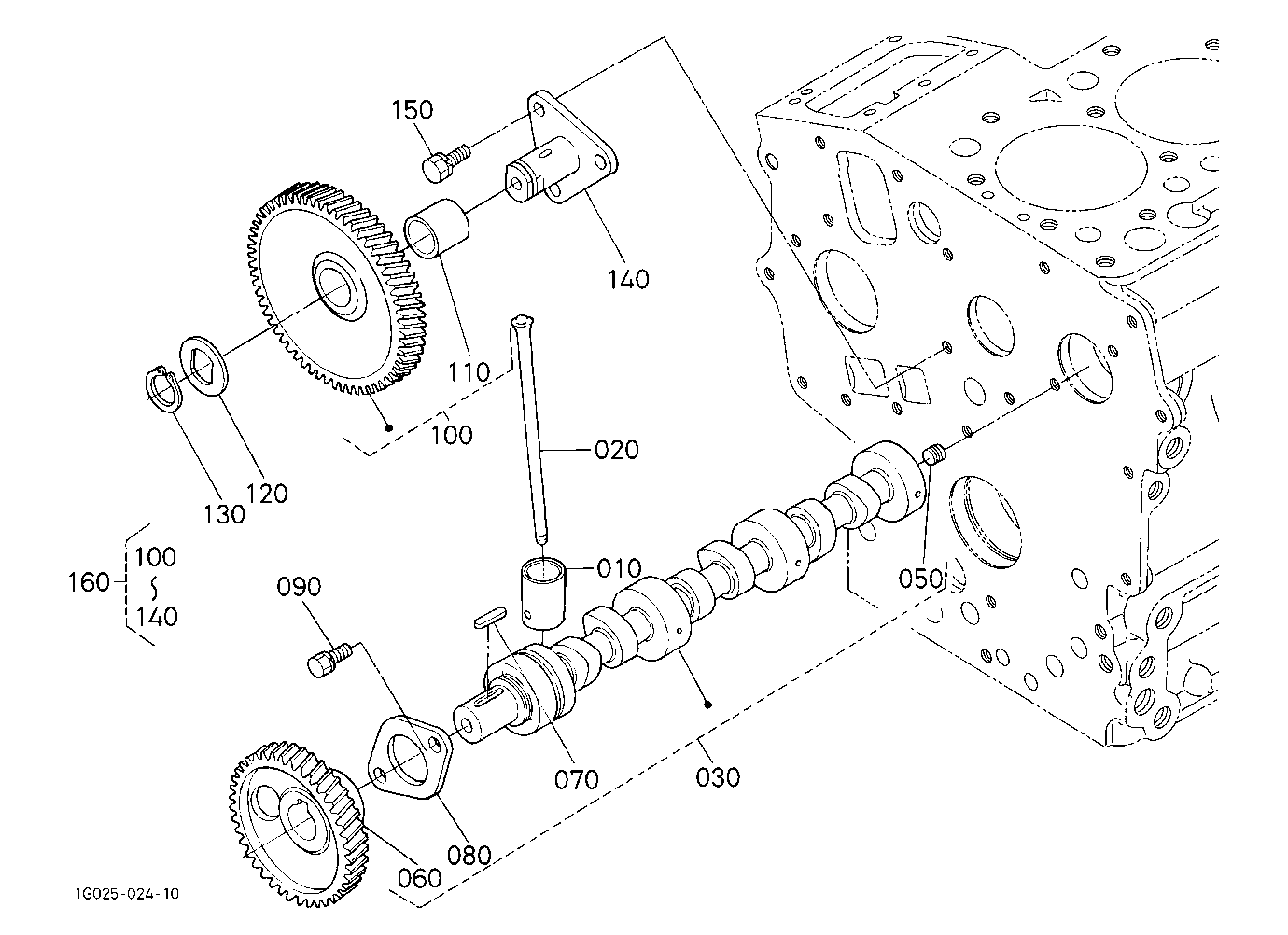 Camshaft And Idle Gear Shaft