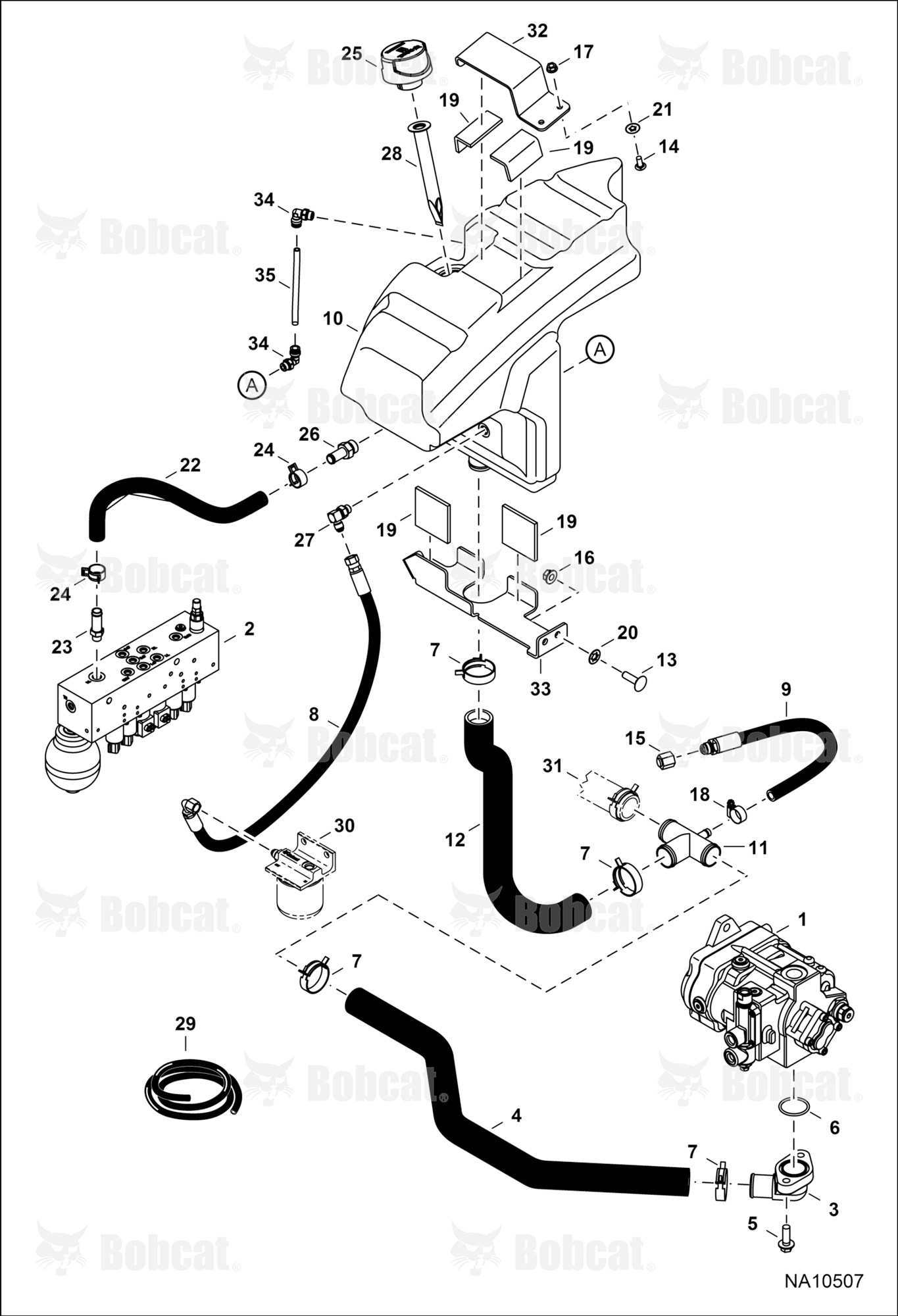 Hydraulic Circuitry (Tank & Pump)