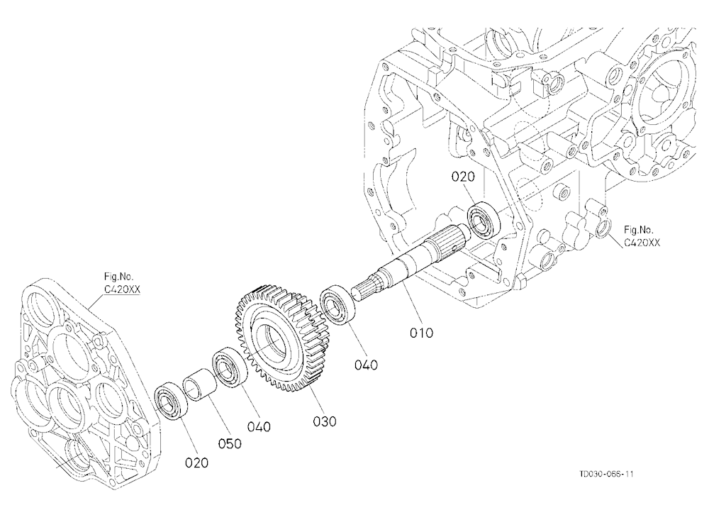 Mid Pto Drive Gear