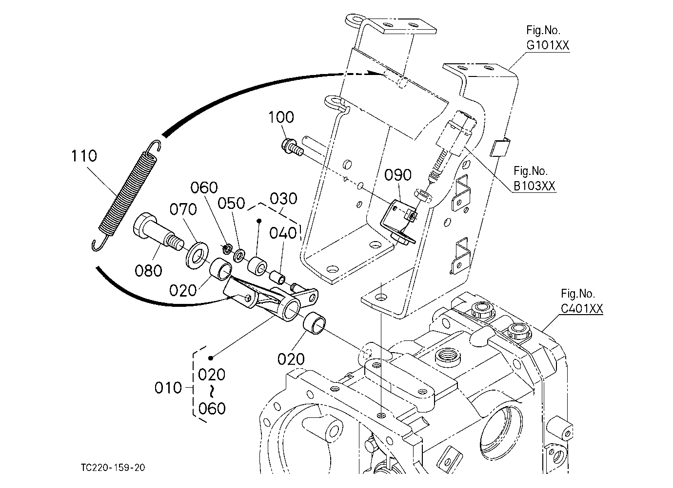 Neutral Holder Arm