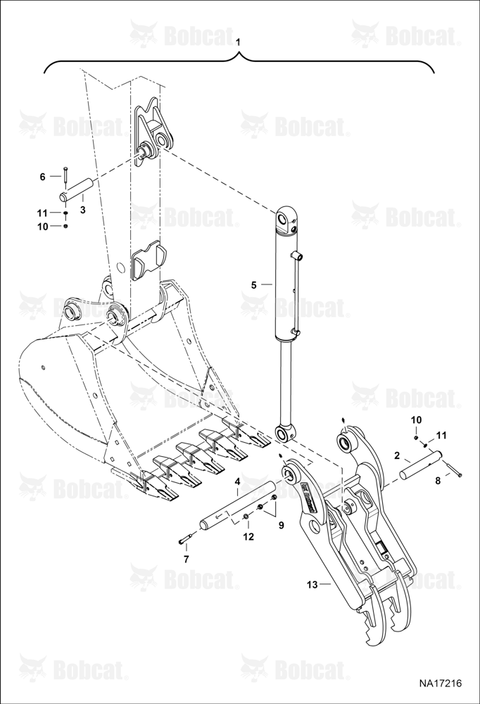 Clamp (E145) (HT065DM) (14T-600-3T) (Factory Option Only)