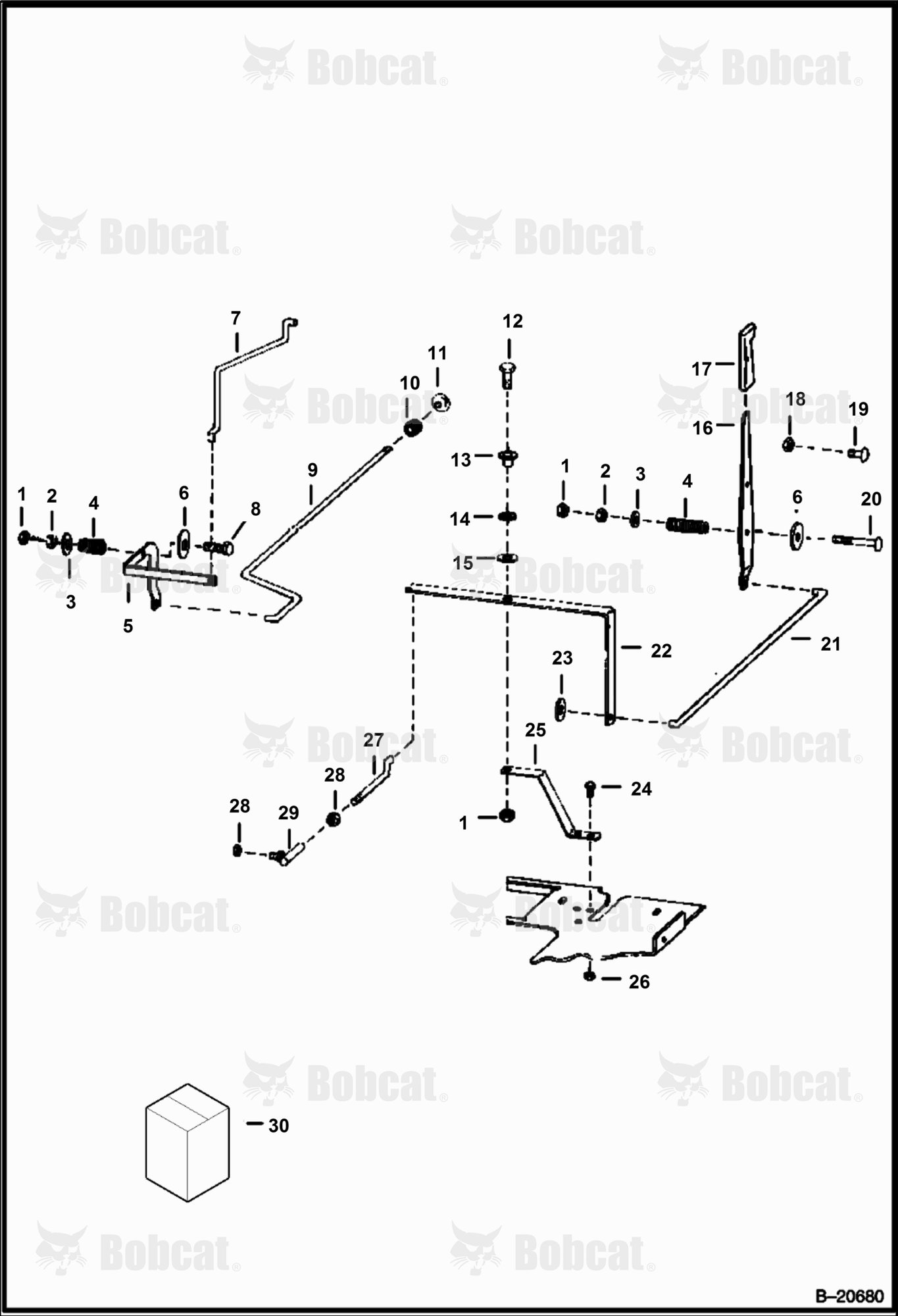 Throttle & Choke  499515001 & Above
