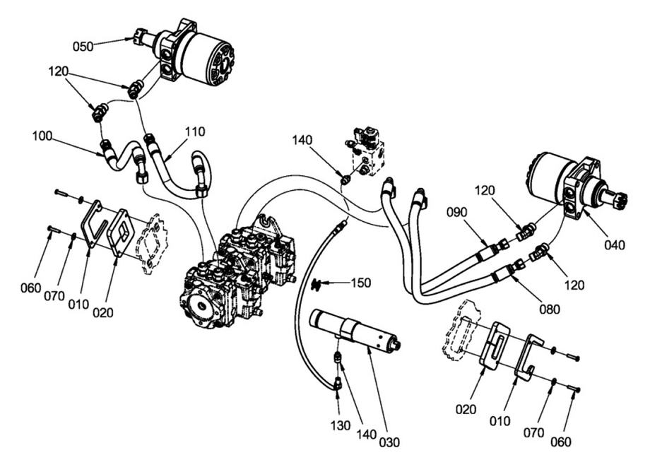 Hydraulic Lines (Drive System)