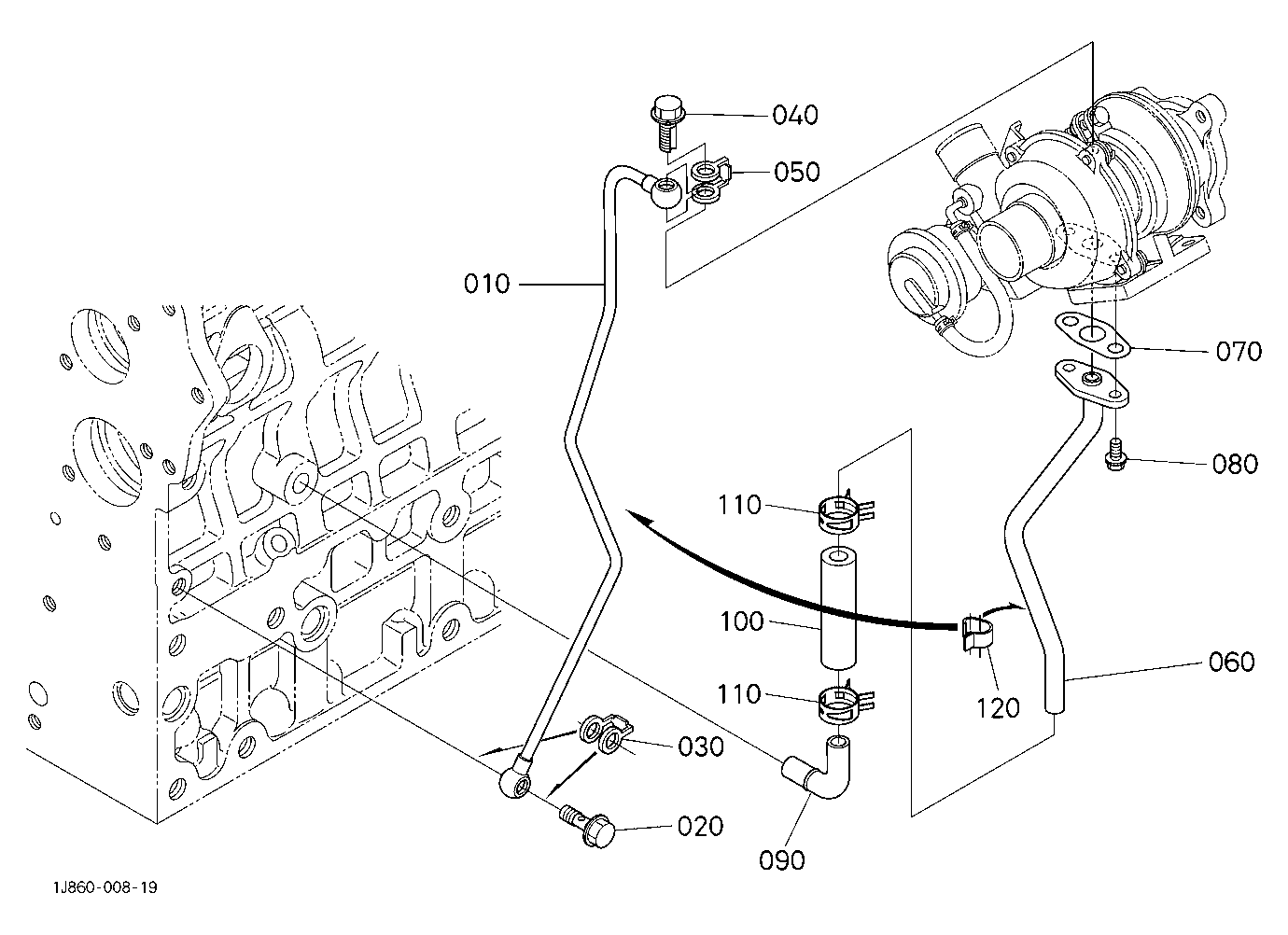 Oil Pipe (Turbo Charger)