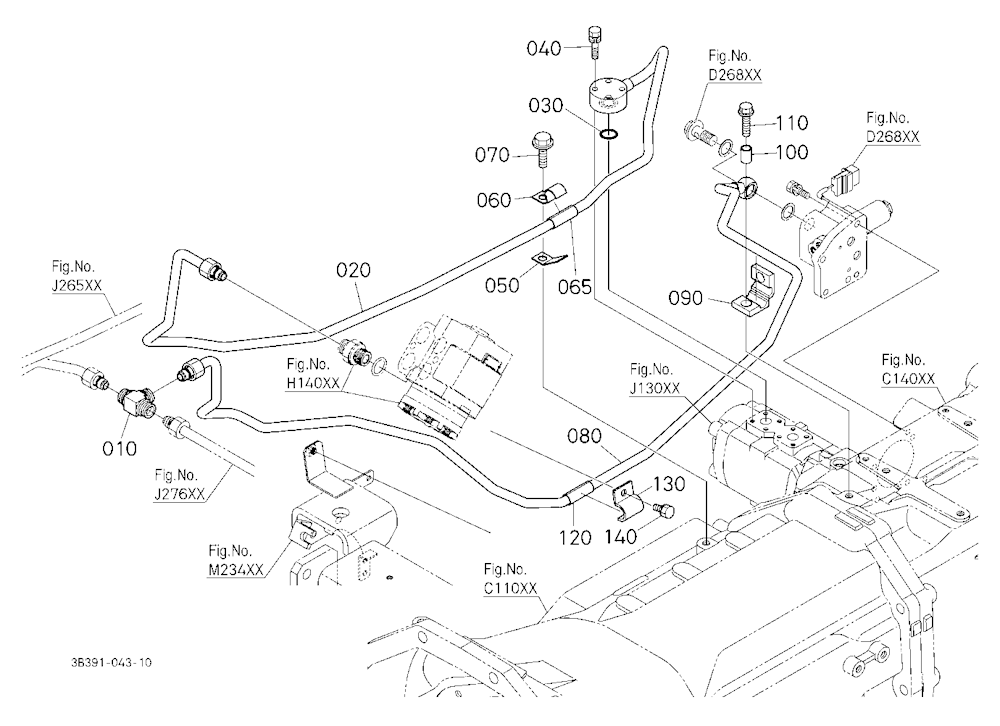 Hydraulic Oil Line (Steering/Pto)