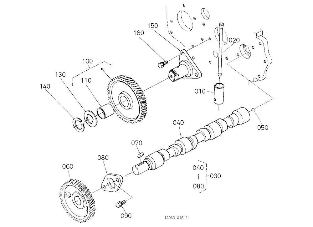 Camshaft And Idle Gear Shaft
