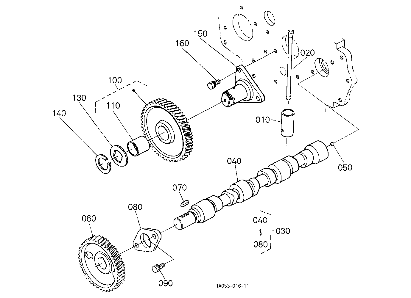 Camshaft And Idle Gear Shaft