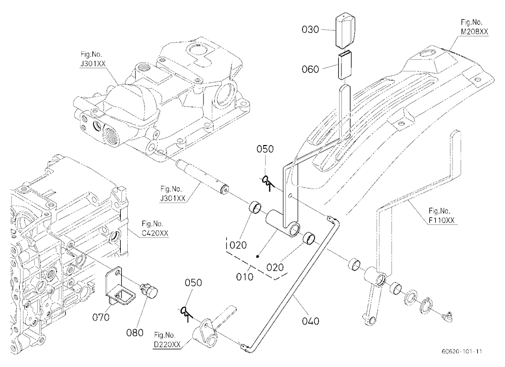 Pto Gear Shift Lever