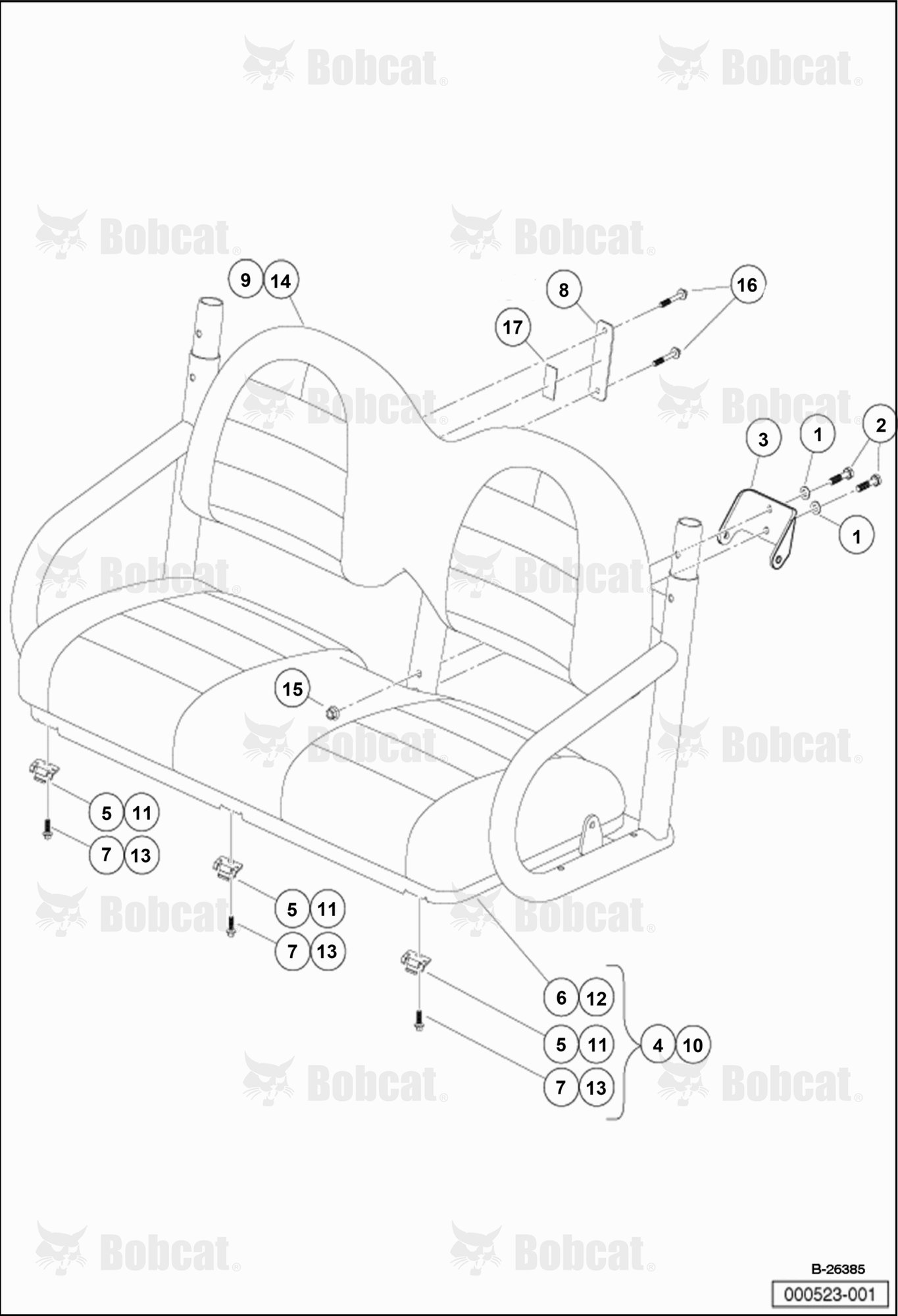 Bench Seat (Front & Rear)