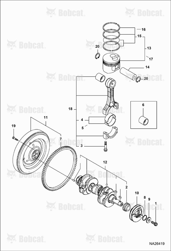 Cranshaft and Piston