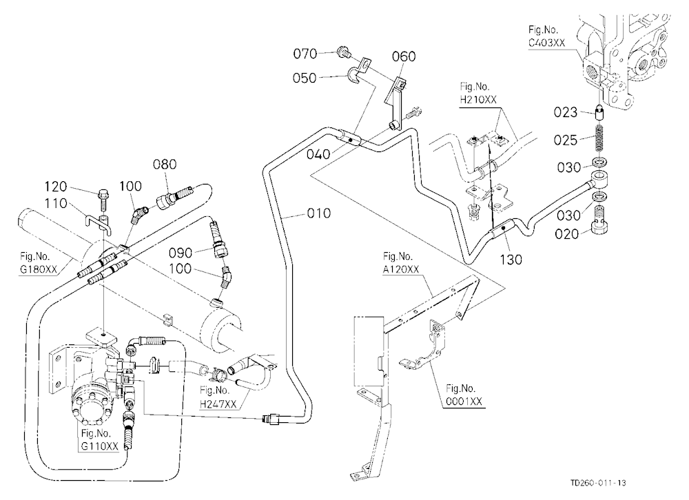 Hydraulic Oil Line (Ps)