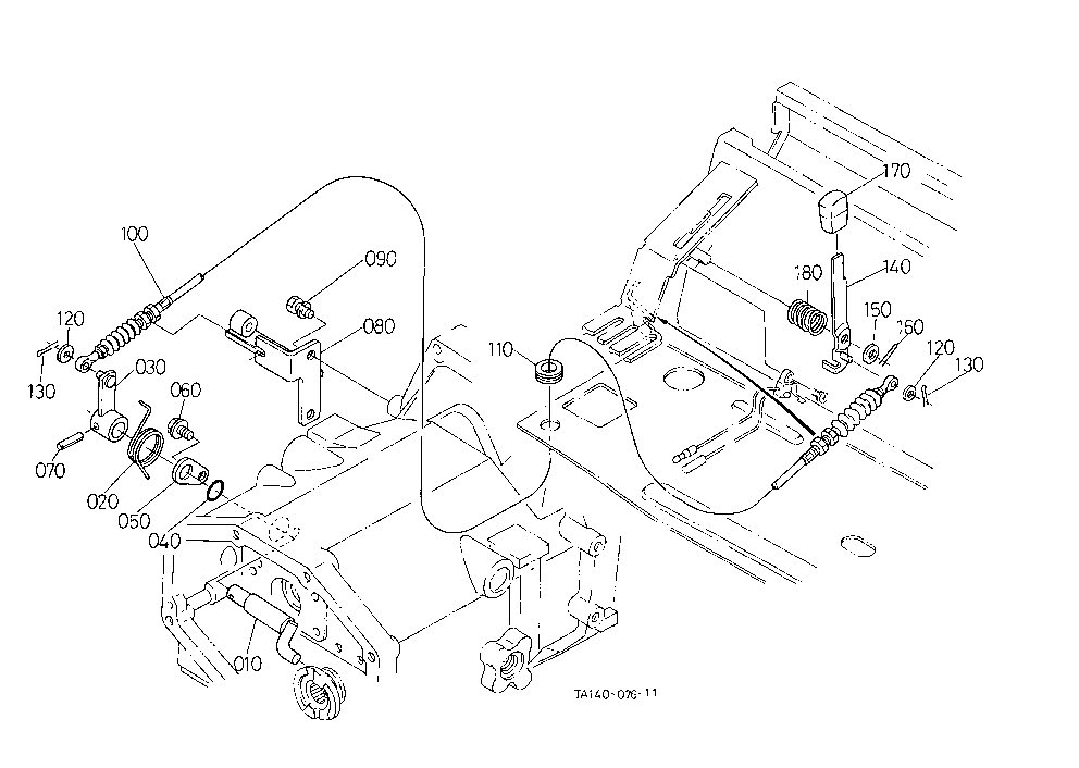 Pto Gear Shift Lever [Hst Type] [W/O Ind-Pto]