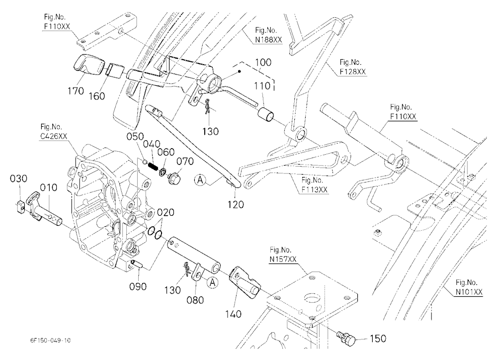 Pto Gear Shift Lever [A]