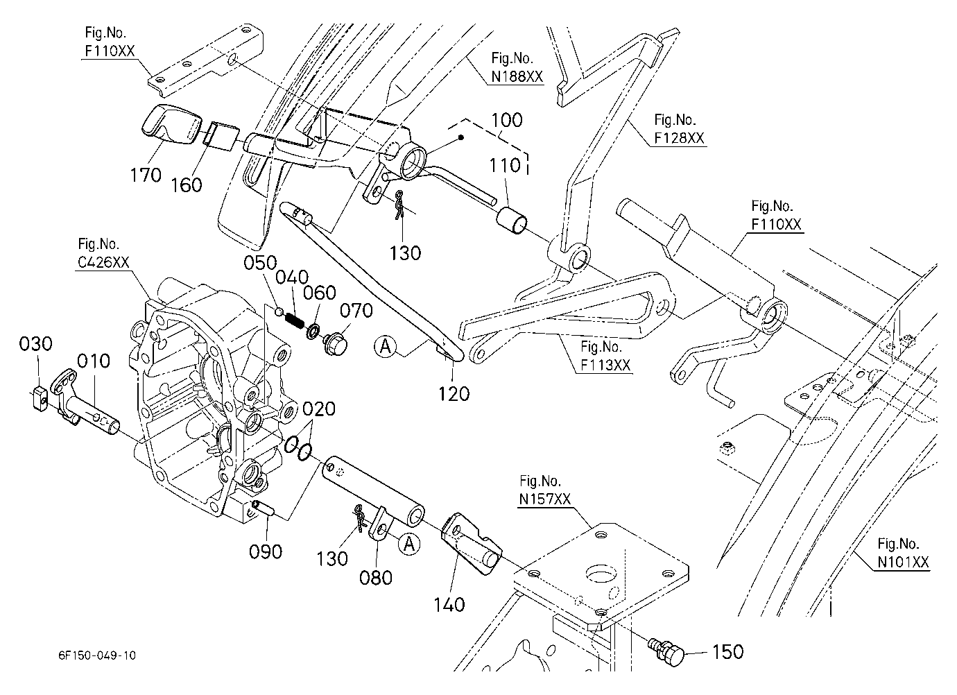 Pto Gear Shift Lever [A]