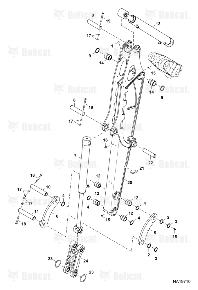 Arm  B4HU11001 - B4HU12027