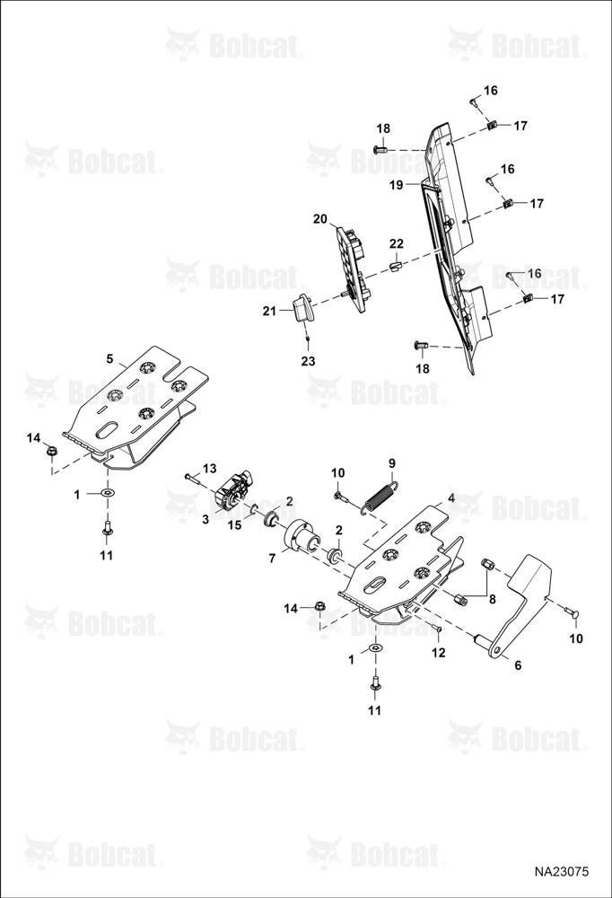 Engine Speed Control (SJC Controls) (W/Foot Throttle) (Welded Pedal)