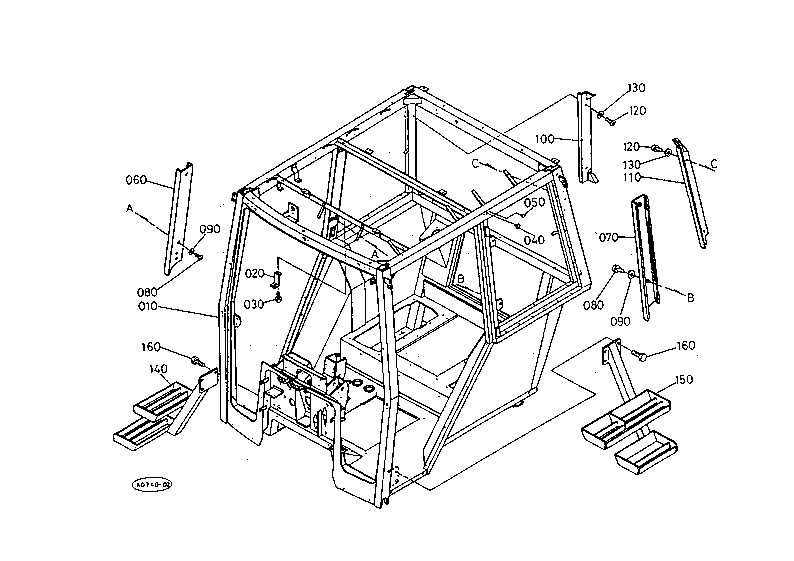 Cab Frame With Cab