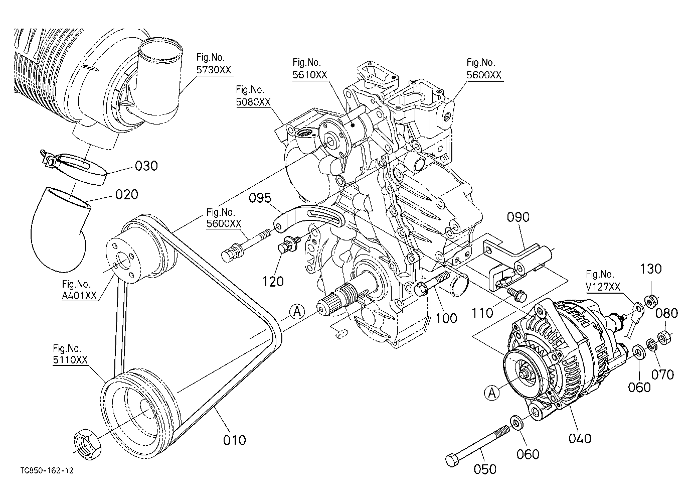 Alternator Kit (Alternator) (W/G No.Mx6802) [Optio