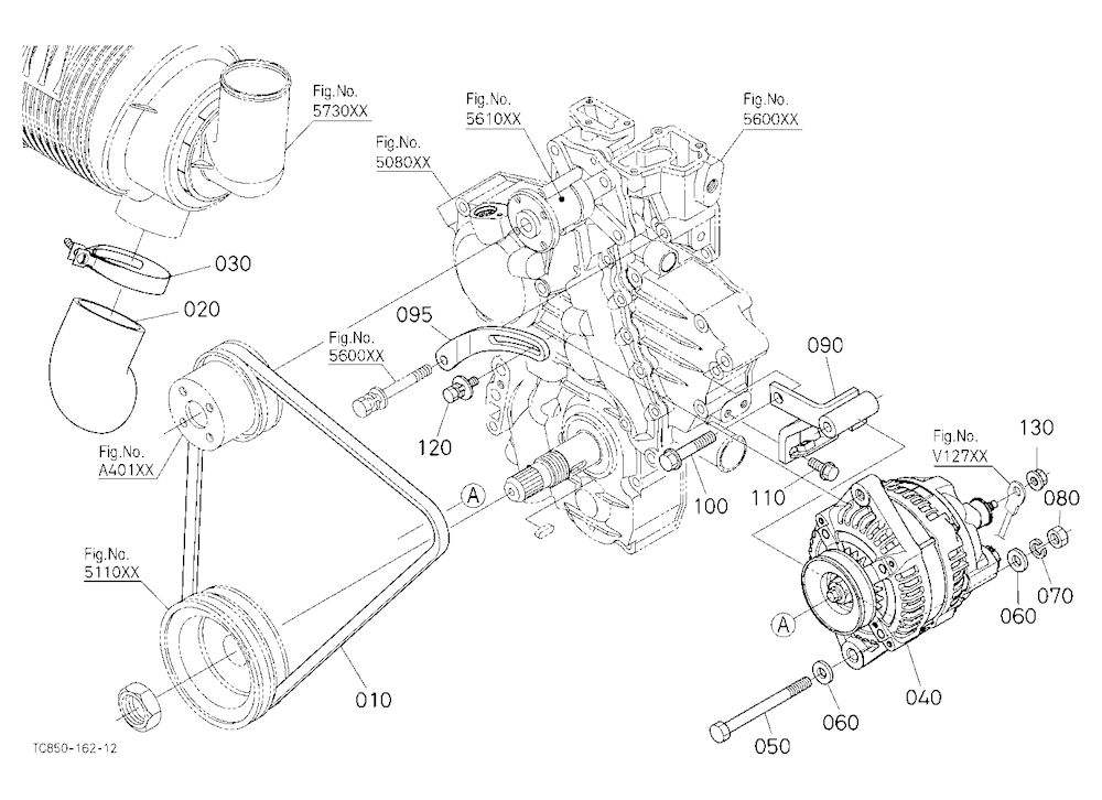 Alternator Kit (Alternator) (W/G No.Mx6802) [Optio