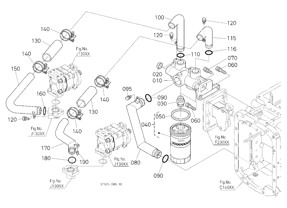 Hydraulic Pipe (Suction)