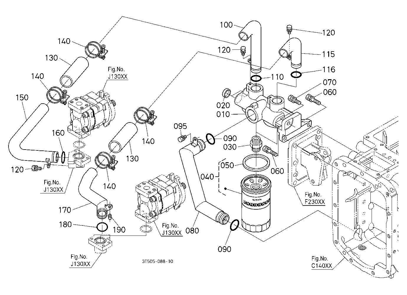 Hydraulic Pipe (Suction)