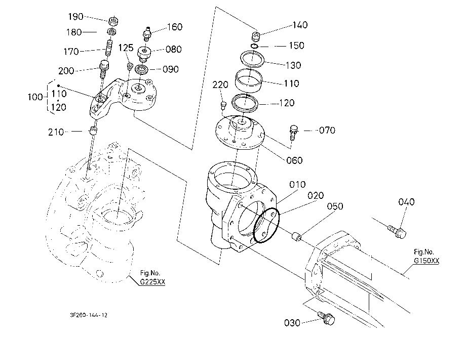 Bevel Gear Case Rh