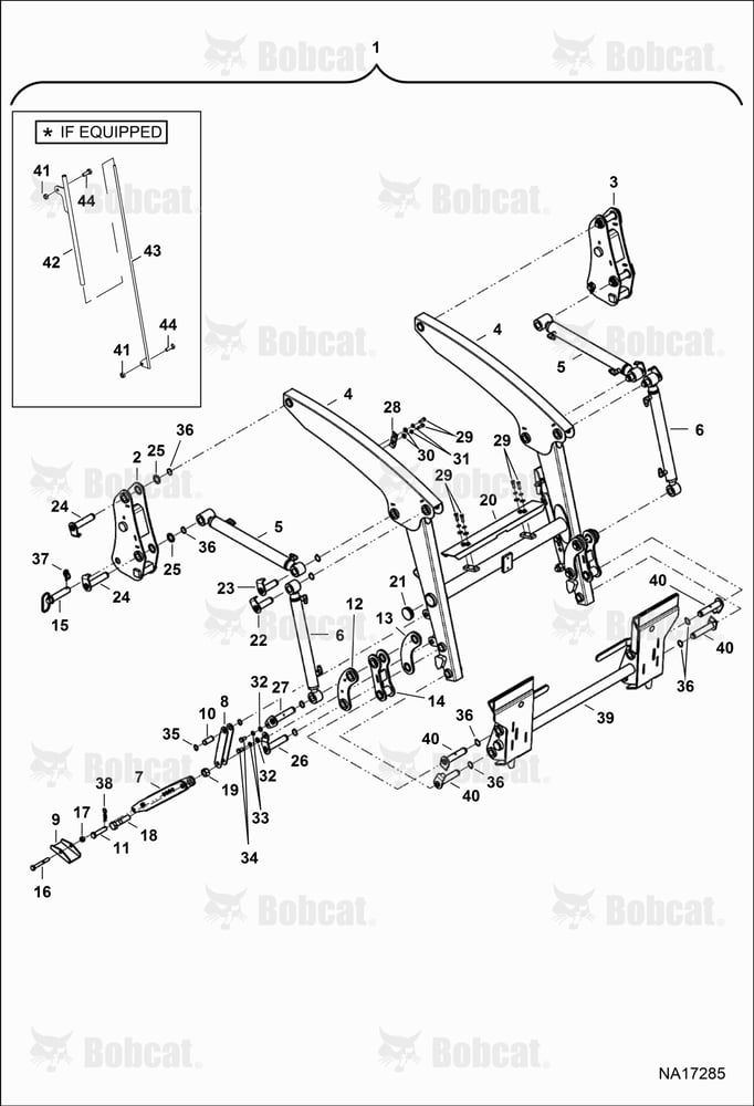 Tractor Loader FL6 (Boom Assembly) B4TW00101 & Above