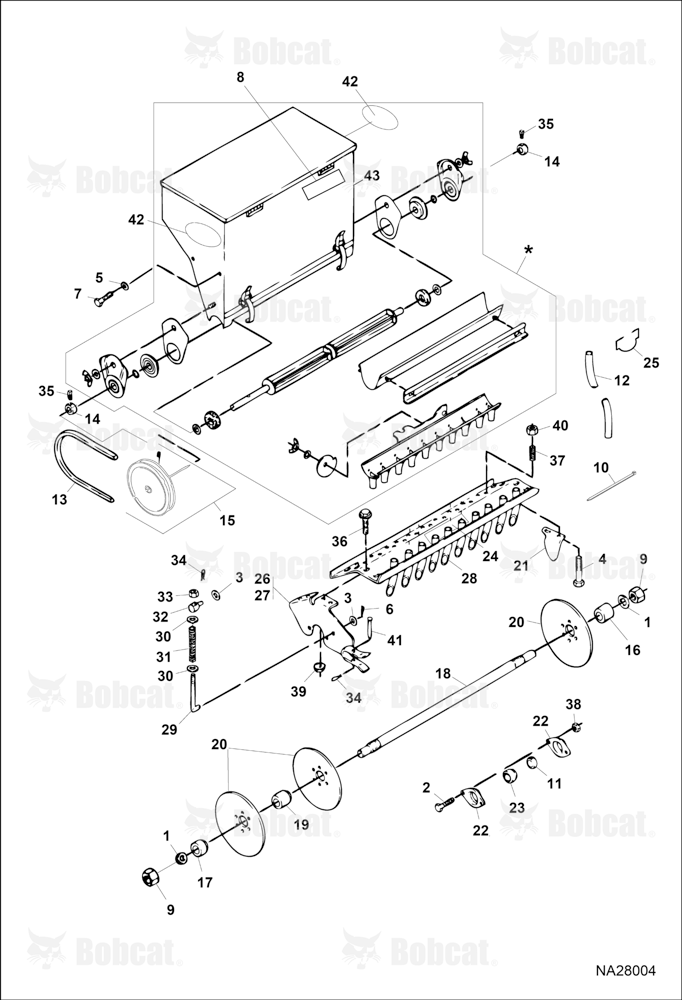 Hopper and Disc Assembly