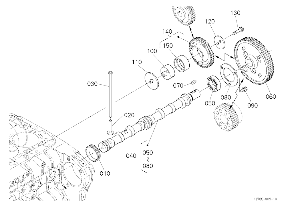 Camshaft And Idle Gear Shaft