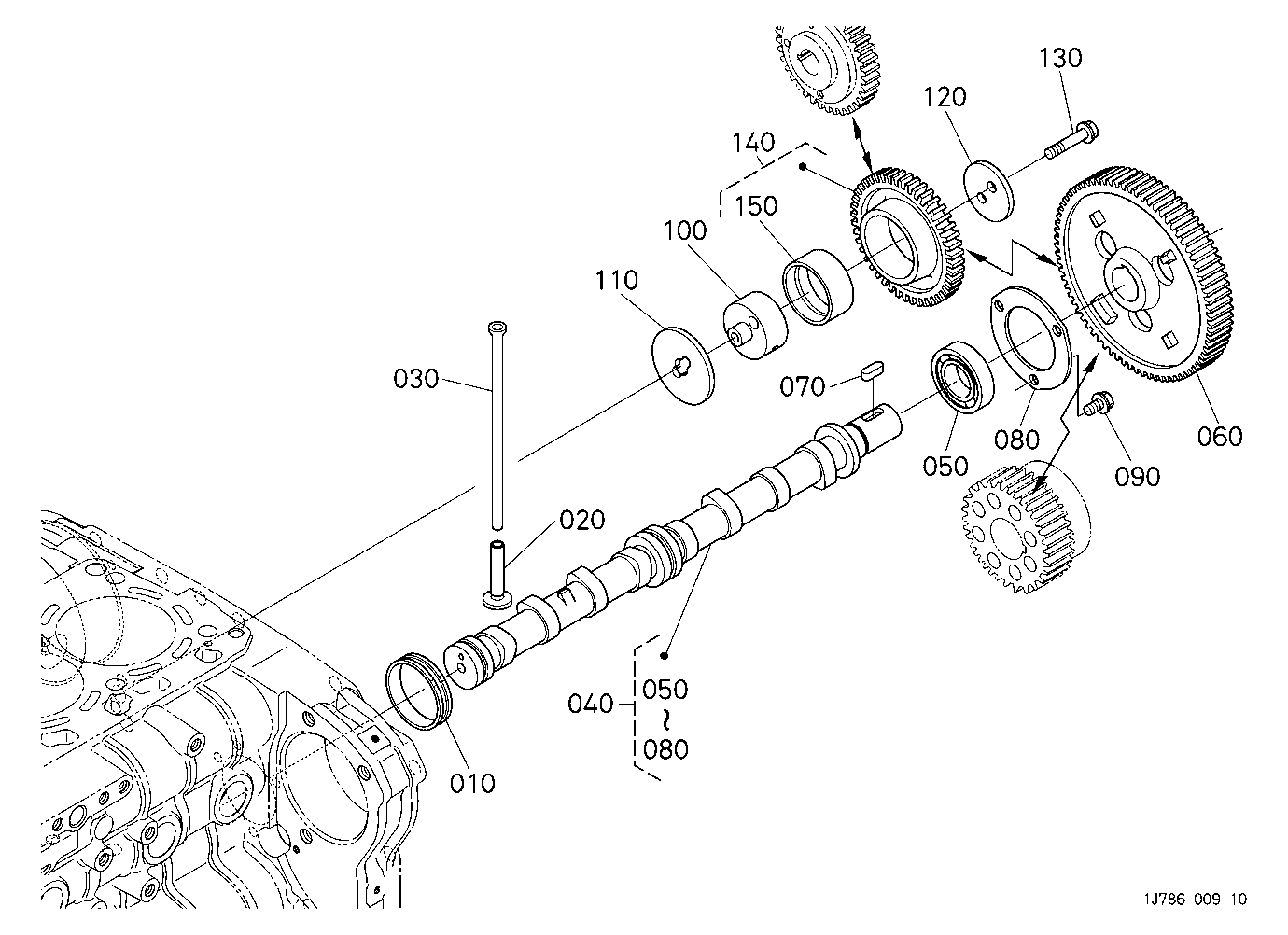 Camshaft And Idle Gear Shaft