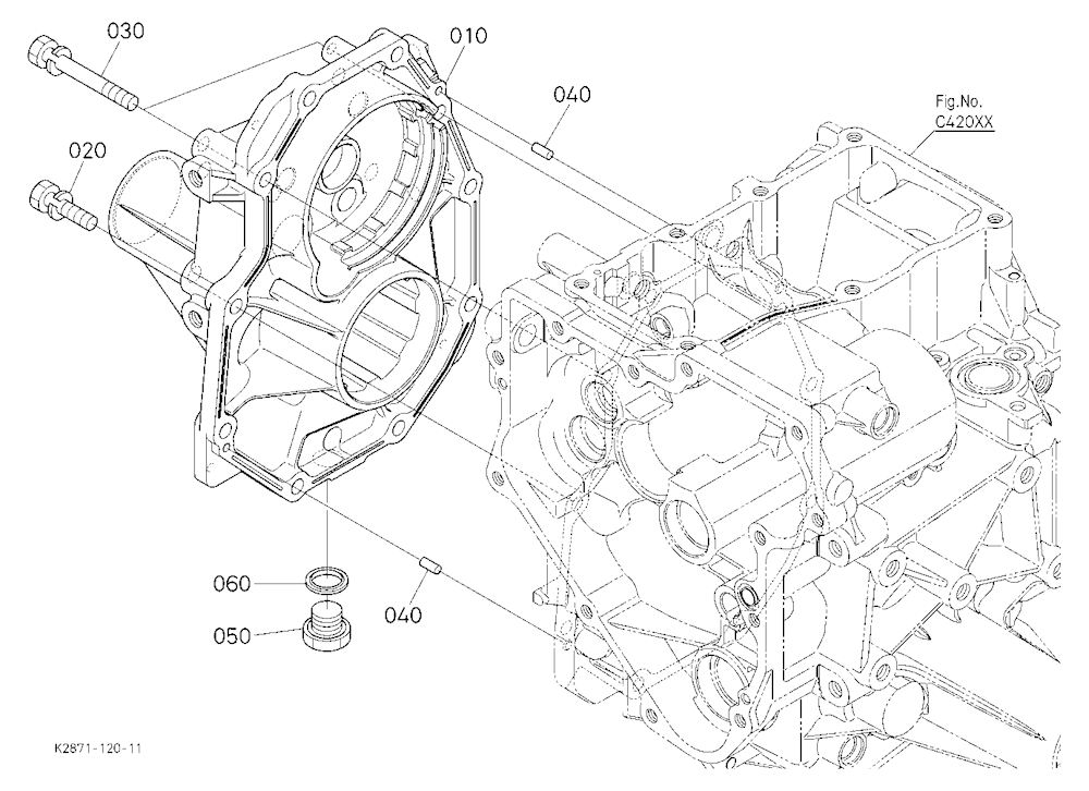 Rear Axle Case Rh