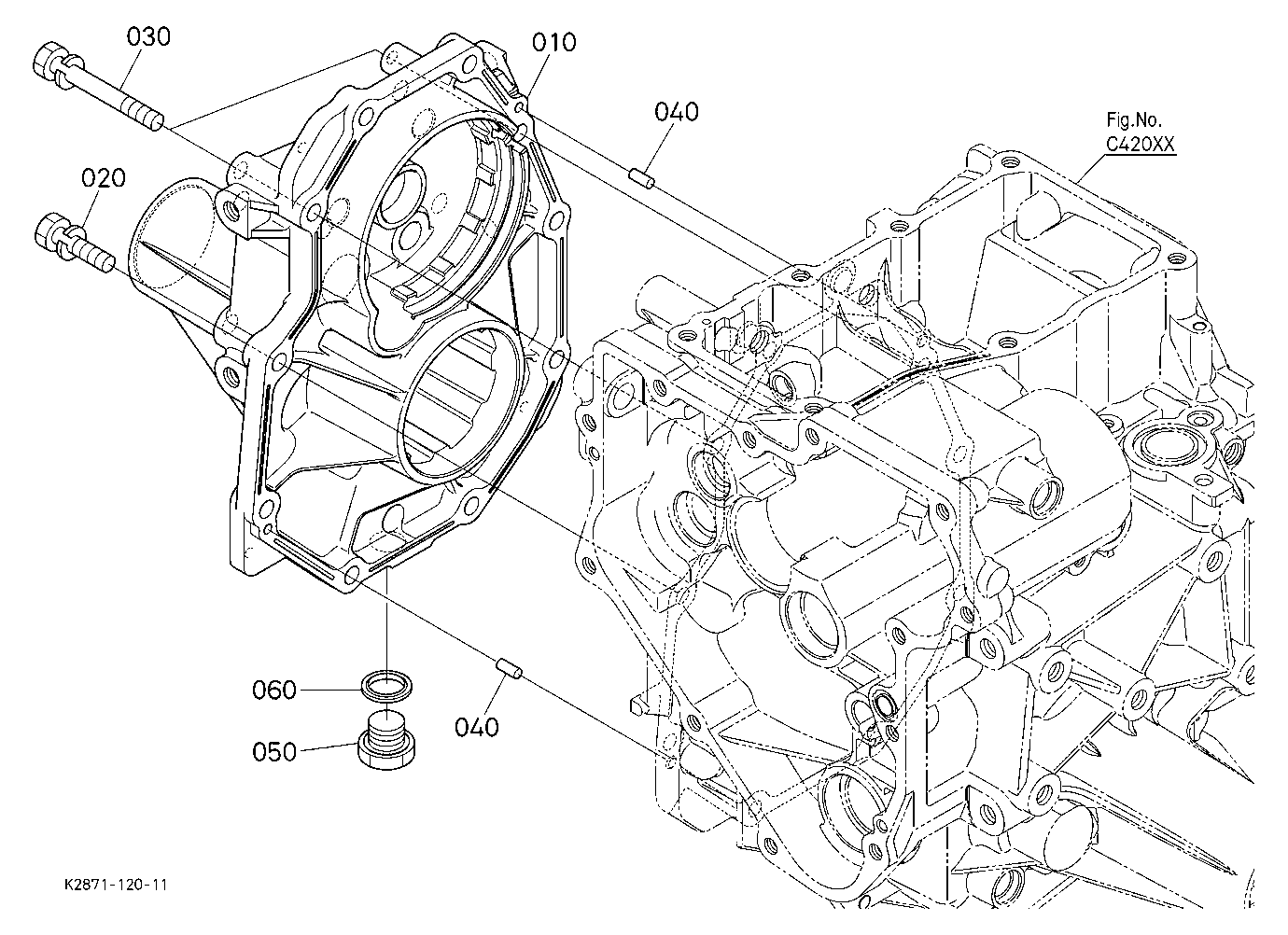 Rear Axle Case Rh