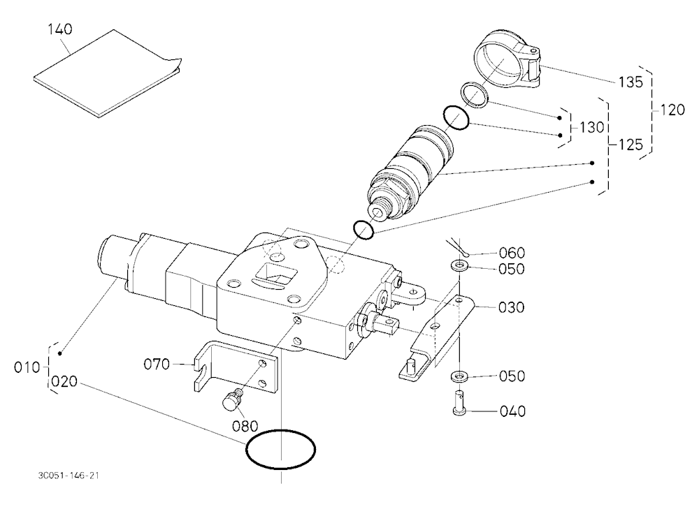 Auxiliary Control Valve Kit (Fd) [Option]