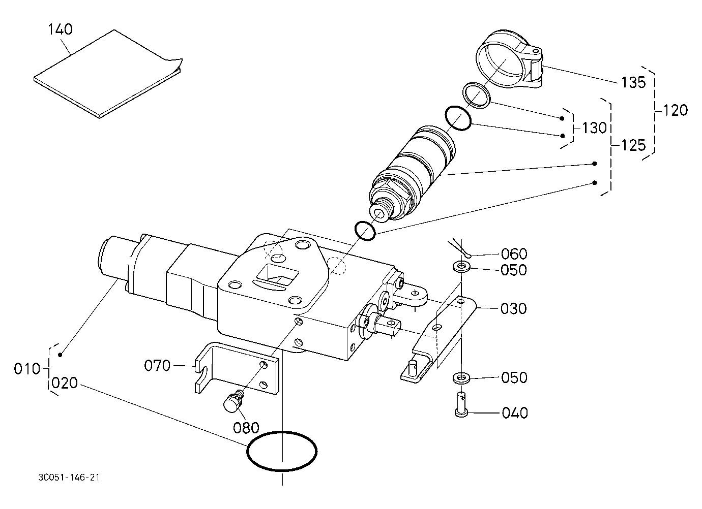 Auxiliary Control Valve Kit (Fd) [Option]
