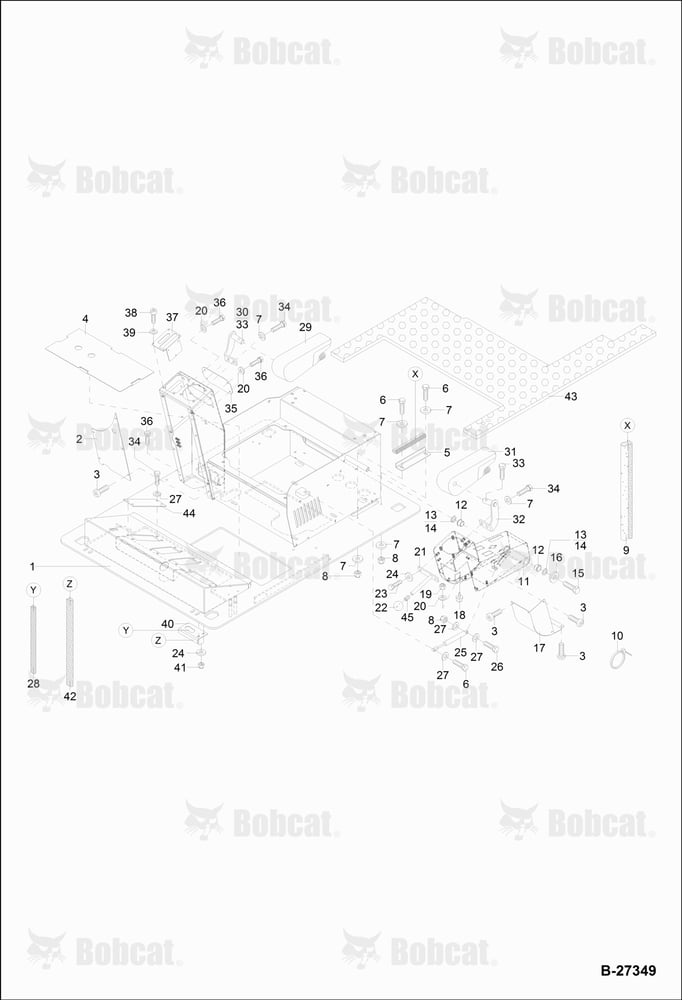 Floor Frame  120000A96 - 120000A2841
