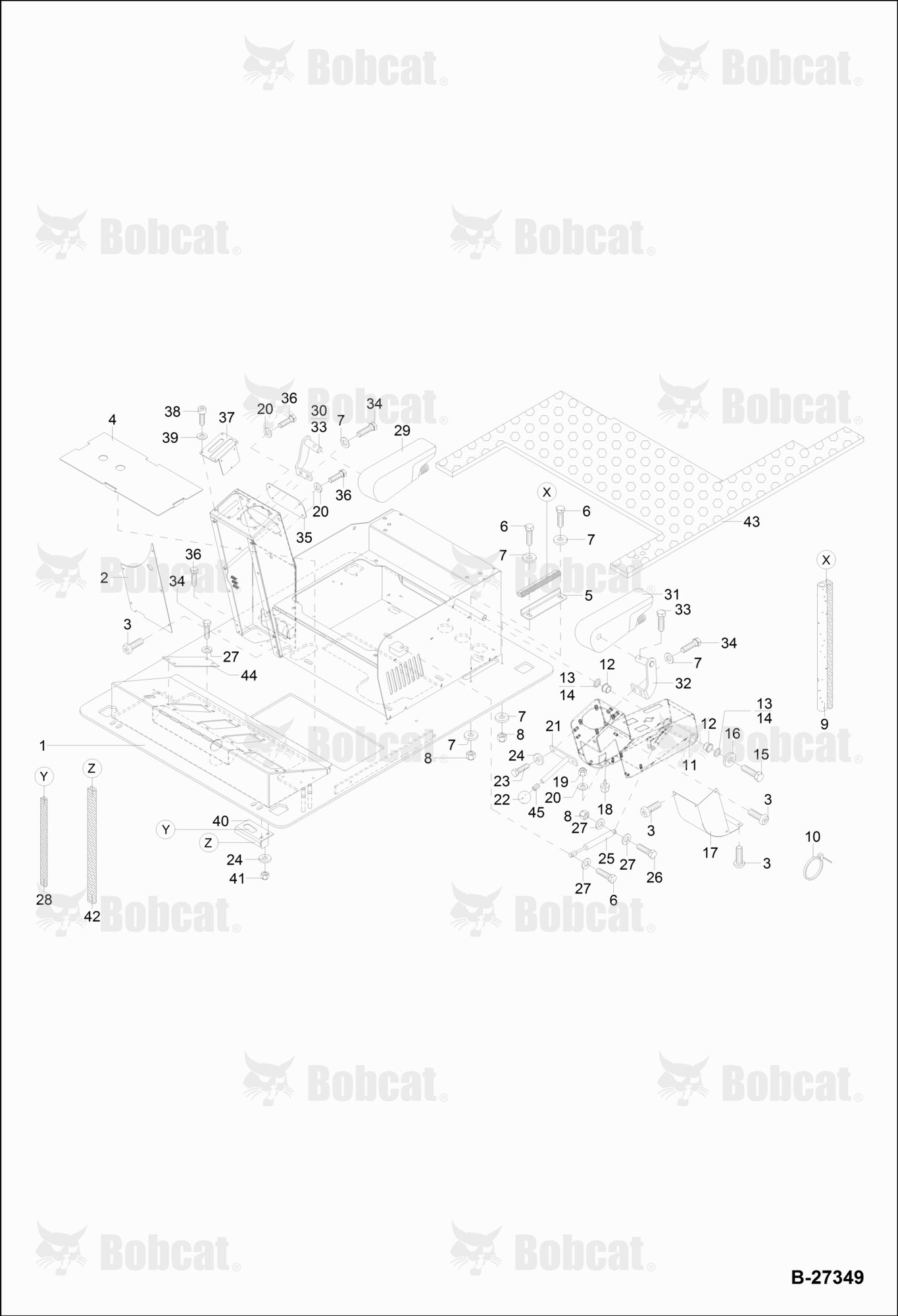 Floor Frame  120000A96 - 120000A2841