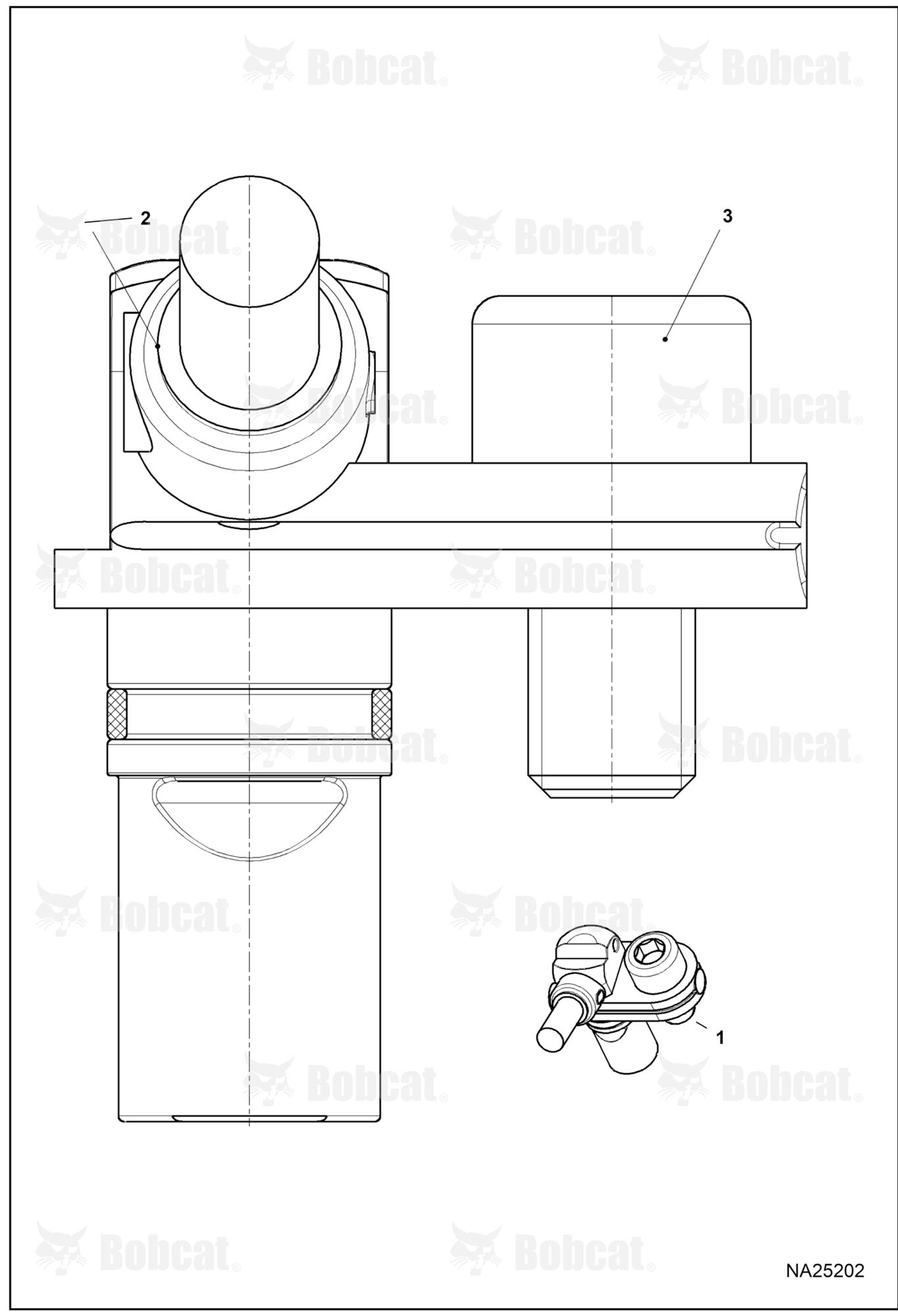 Hydrostatic Motor (Sensor)  B53D12001 & Above