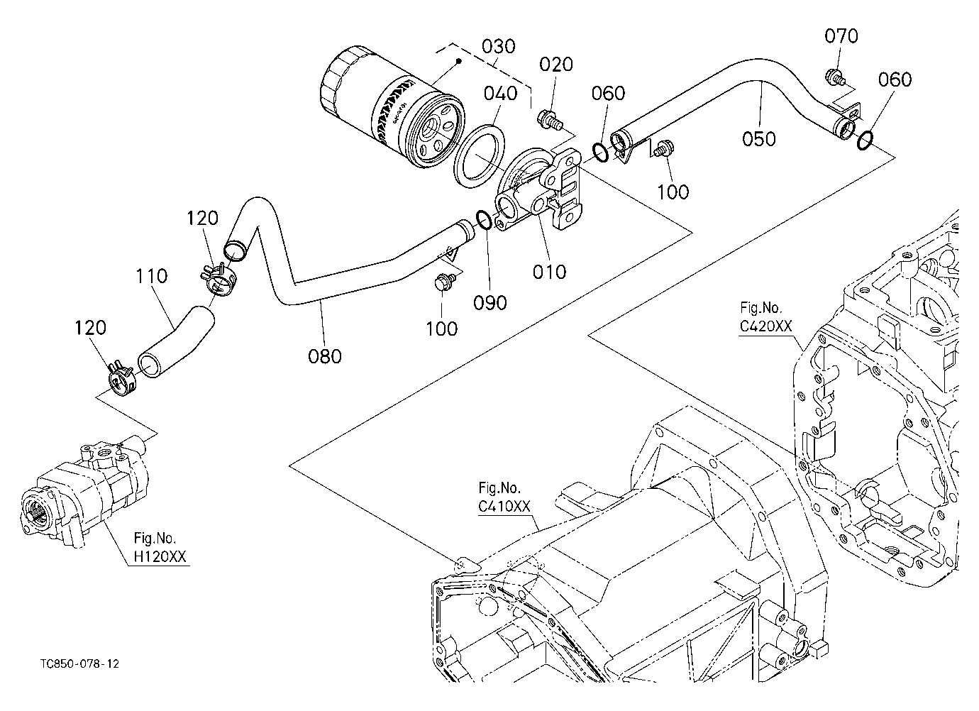 Hydraulic Oil Line (Inlet)