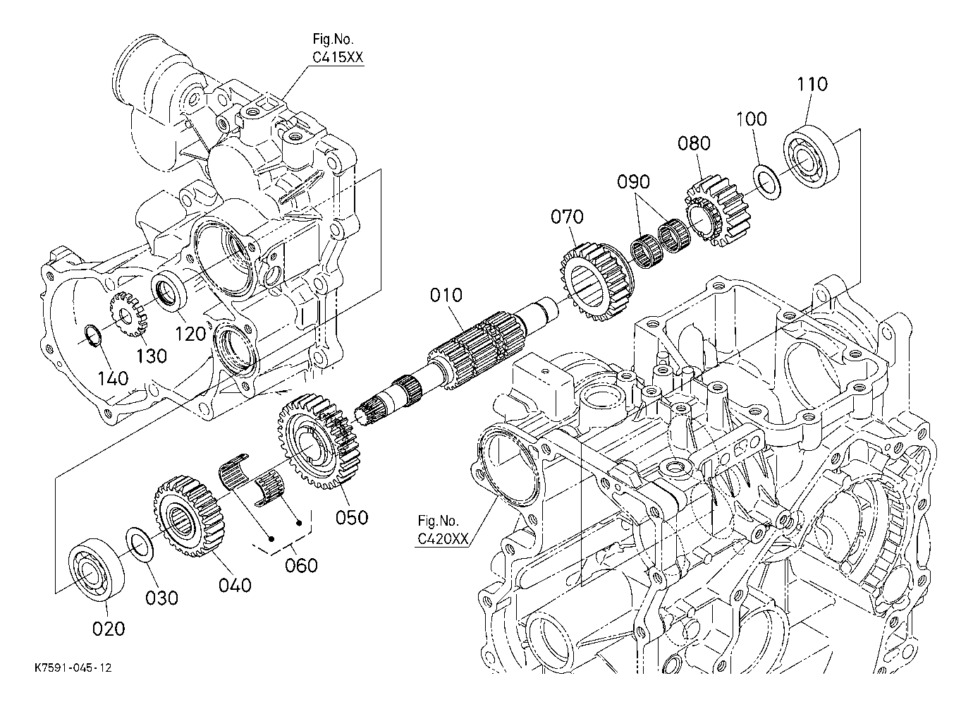 Main Gear Shaft