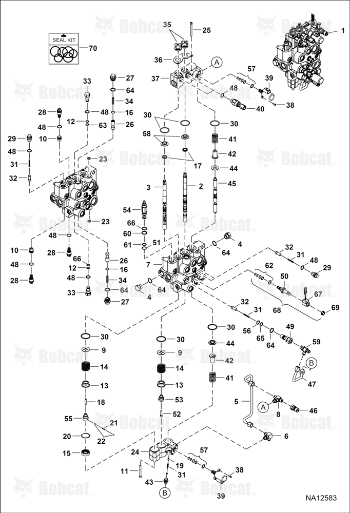 Hydraulic Control Valve (Manual Controls)