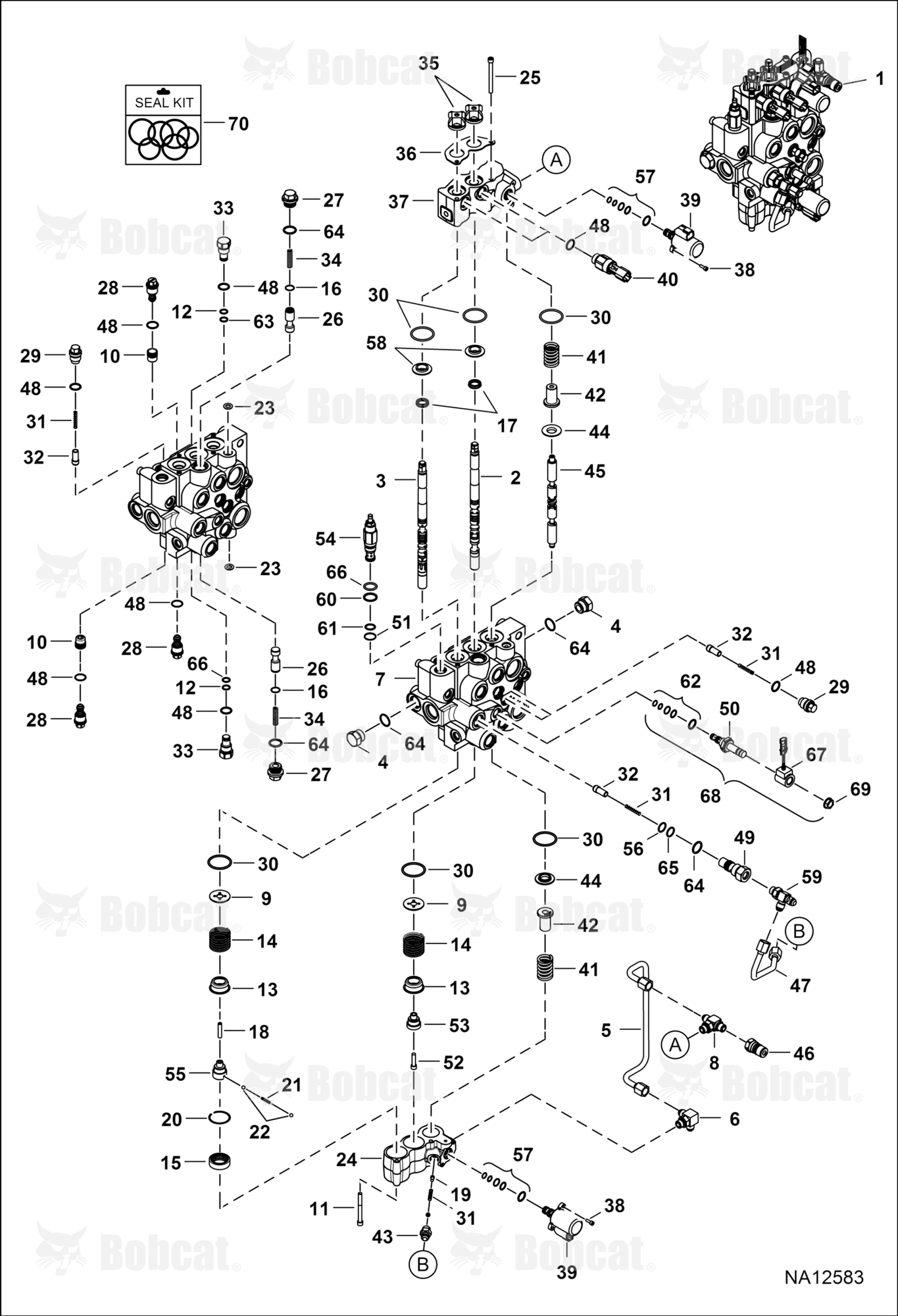 Hydraulic Control Valve (Manual Controls)